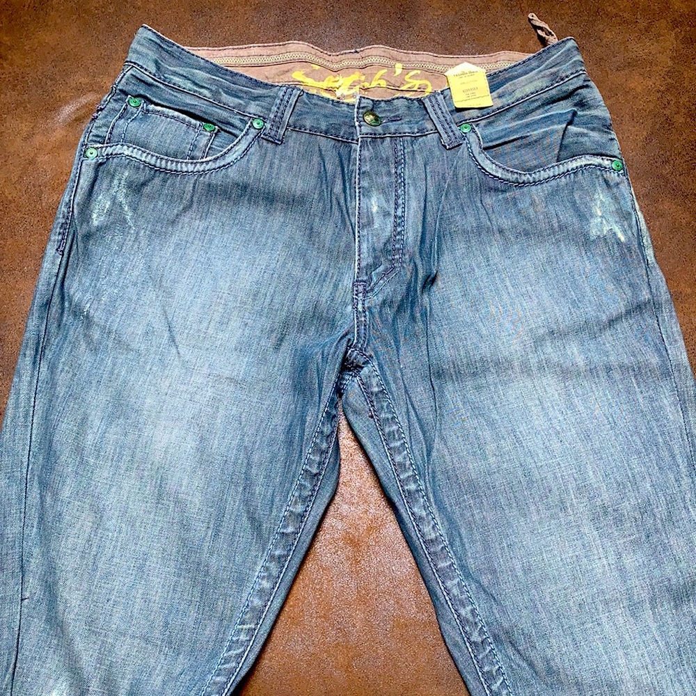 Stitch’s Size 38x30 cotton bootcut jeans